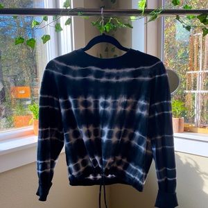 Tie-Dye sweatshirt with drawstring bottom💫